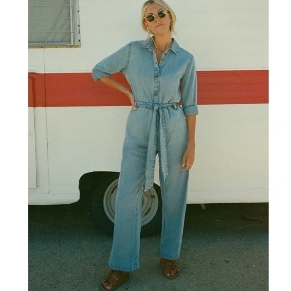 Billabong x The Salty Blonde Sunday Uniform Jumpsuit - Picture 11 of 11